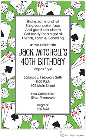 Inviting Co. - Invitations (Dice & Cards) Inviting Co. - Invitations (Dice & Cards)