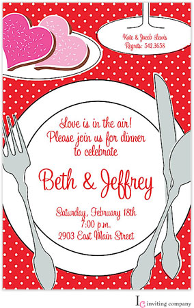 Inviting Co. - Invitations (Valentines Placesetting) Inviting Co. - Invitations (Valentines Placesetting)
