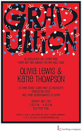 Inviting Co. - Invitations (Grad Confetti) (Grad Sale 2022) Inviting Co. - Invitations (Grad Confetti) (Grad Sale 2022)