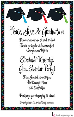 Inviting Co. - Invitations (Peace Grad) (Grad Sale 2022)