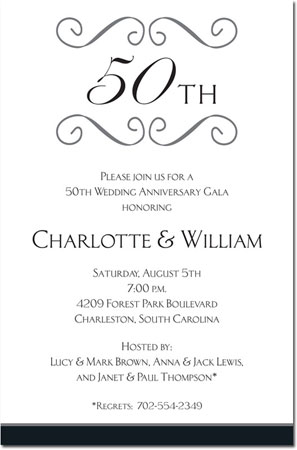 Inviting Co. - Invitations (Anniversary Scroll) Inviting Co. - Invitations (Anniversary Scroll)