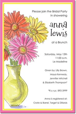 Inviting Co. - Invitations (Gerber Daisies)