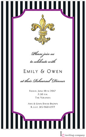 Inviting Co. - Invitations (Fleur de Lis)