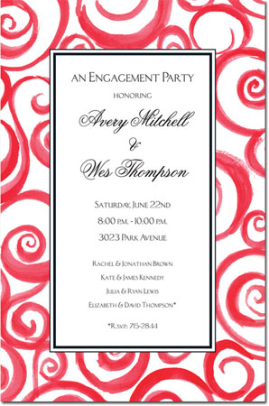 Inviting Co. - Invitations (Twirl Red)