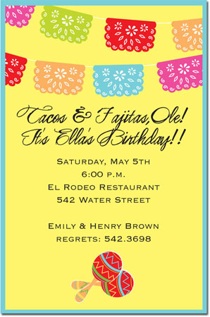 Inviting Co. - Invitations (Mexican Banner) Inviting Co. - Invitations (Mexican Banner)
