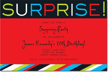 Inviting Co. - Invitations (Surprise Stripe)