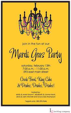 Inviting Co. - Invitations (Mardi Gras Flair) Inviting Co. - Invitations (Mardi Gras Flair)