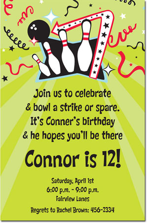 Inviting Co. - Invitations (Bowling Bash) Inviting Co. - Invitations (Bowling Bash)