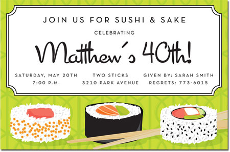 Inviting Co. - Invitations (Sushi) Inviting Co. - Invitations (Sushi)
