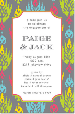 Inviting Co. - Invitations (Slat Ikat)