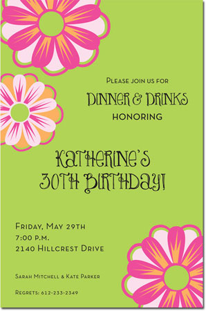 Inviting Co. - Invitations (Floral Burst) Inviting Co. - Invitations (Floral Burst)