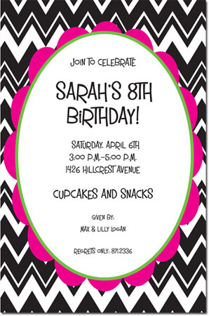 Inviting Co. - Invitations (Chevron & Pink) Inviting Co. - Invitations (Chevron & Pink)