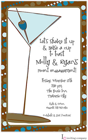Inviting Co. - Invitations (Martini Madness Aqua) Inviting Co. - Invitations (Martini Madness Aqua)