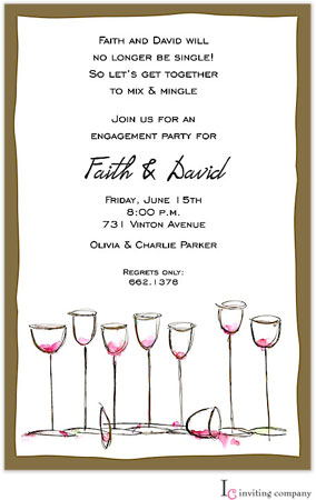 Inviting Co. - Invitations (Wine Glasses) Inviting Co. - Invitations (Wine Glasses)