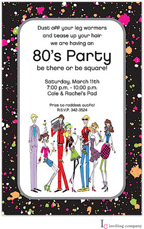 Inviting Co. - Invitations (80's People) Inviting Co. - Invitations (80's People)
