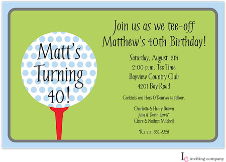 Inviting Co. - Invitations (Tee Off) Inviting Co. - Invitations (Tee Off)