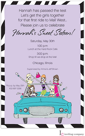 Inviting Co. - Invitations (Cruisin' Chicks) Inviting Co. - Invitations (Cruisin' Chicks)
