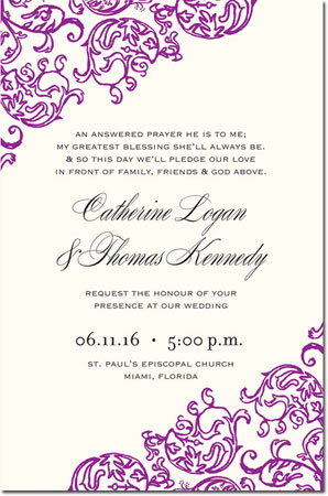 Inviting Co. - Invitations (Rococo Violet) Inviting Co. - Invitations (Rococo Violet)