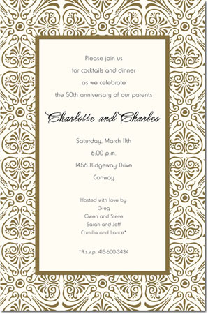 Inviting Co. - Invitations (Cinder Gold)