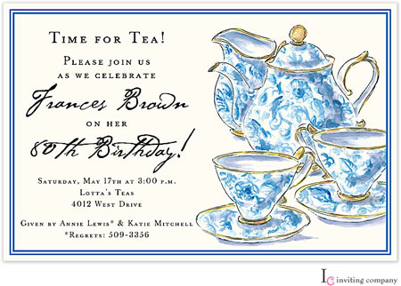 Inviting Co. - Invitations (Chintz Tea)