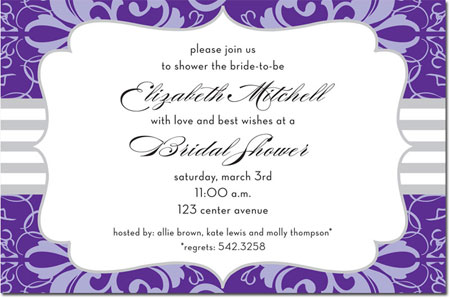 Inviting Co. - Invitations (Brocade Lilac)