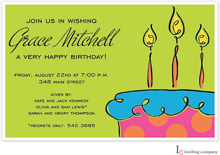 Inviting Co. - Invitations (Sweet Cake)