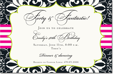 Inviting Co. - Invitations (Brocade Black)