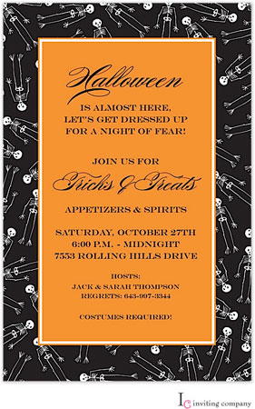 Inviting Co. - Invitations (Skeletons) Inviting Co. - Invitations (Skeletons)