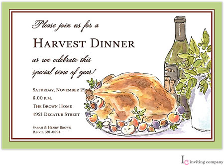 Inviting Co. - Invitations (Turkey Table)