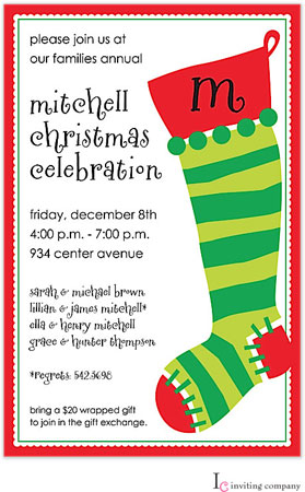 Inviting Co. - Invitations (Fun Sock)