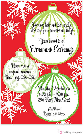Inviting Co. - Invitations (Retro Ornament)