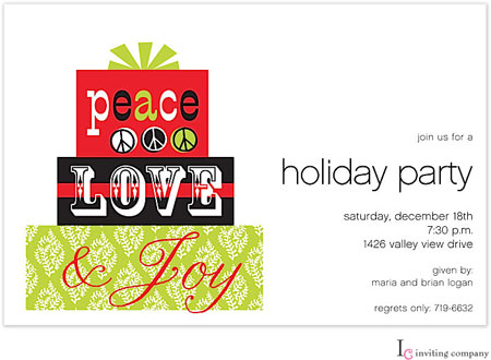 Inviting Co. - Invitations (Peace Presents) Inviting Co. - Invitations (Peace Presents)