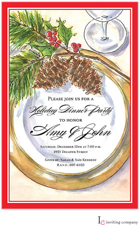 Inviting Co. - Invitations (Evergreen Placesetting) Inviting Co. - Invitations (Evergreen Placesetting)