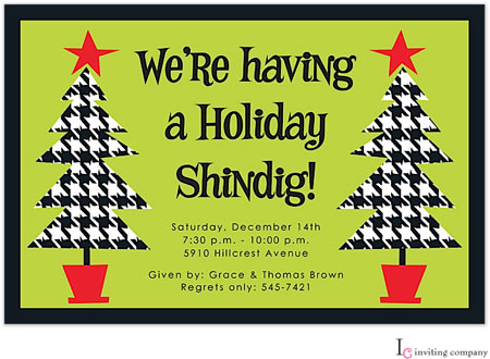 Inviting Co. - Invitations (Houndstooth Trees) Inviting Co. - Invitations (Houndstooth Trees)