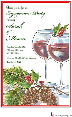 Inviting Co. - Invitations (Holly Toast) Inviting Co. - Invitations (Holly Toast)