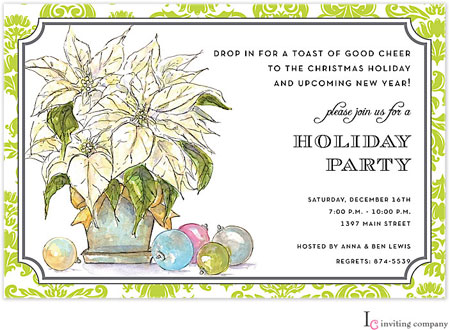 Inviting Co. - Invitations (Light Poinsettia) Inviting Co. - Invitations (Light Poinsettia)