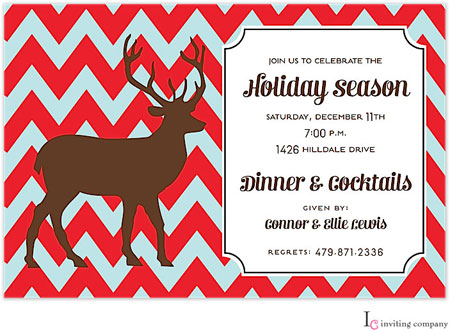 Inviting Co. - Invitations (Chevron Deer) Inviting Co. - Invitations (Chevron Deer)