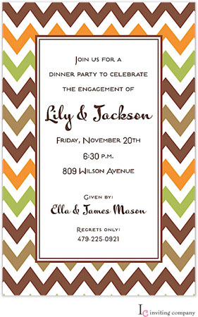 Inviting Co. - Invitations (Fall Chevron)