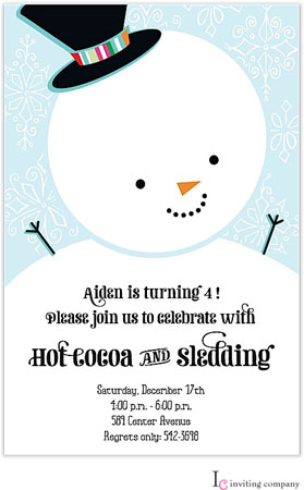 Inviting Co. - Invitations (Let It Snowman) Inviting Co. - Invitations (Let It Snowman)