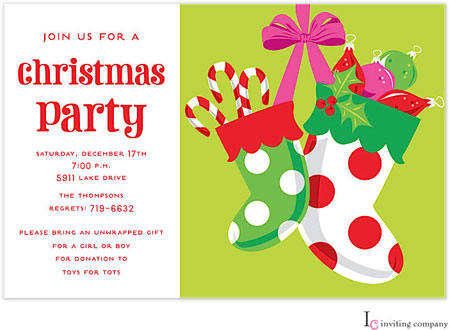 Inviting Co. - Invitations (Stocking Cheer)