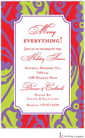 Inviting Co. - Invitations (Festive Swirl)