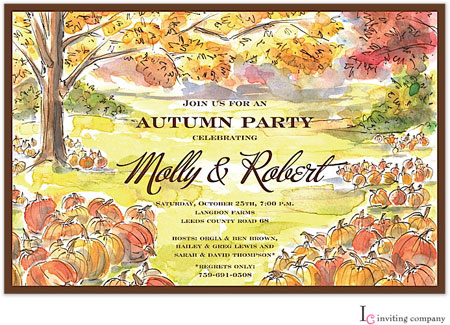 Inviting Co. - Invitations (Pumpkin Field)