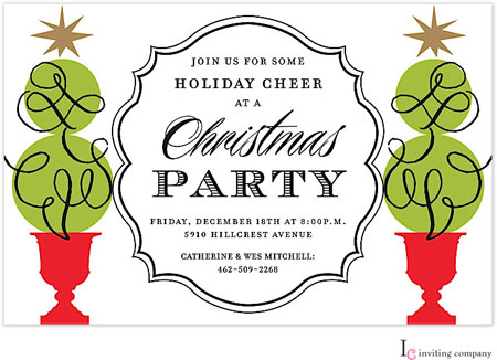 Inviting Co. - Invitations (Topiary Cheer) Inviting Co. - Invitations (Topiary Cheer)