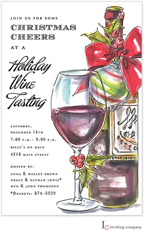 Inviting Co. - Invitations (Merry Merlot)