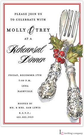 Inviting Co. - Invitations (Festive Cutlery) Inviting Co. - Invitations (Festive Cutlery)