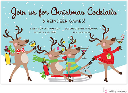 Inviting Co. - Invitations (Reindeer Riot) Inviting Co. - Invitations (Reindeer Riot)