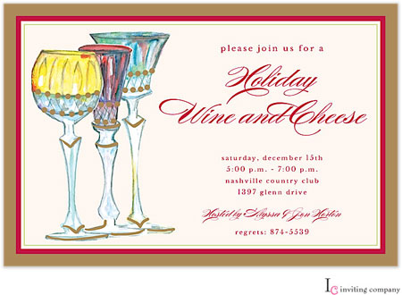 Inviting Co. - Invitations (Festive Goblets) Inviting Co. - Invitations (Festive Goblets)