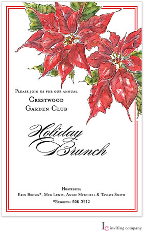 Inviting Co. - Invitations (Poinsettia)