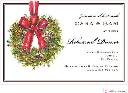 Inviting Co. - Invitations (Yuletide Wreath) Inviting Co. - Invitations (Yuletide Wreath)