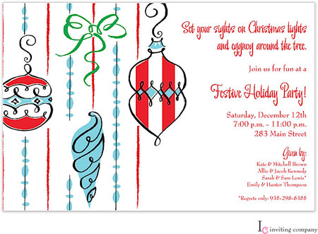 Inviting Co. - Invitations (Snappy Ornaments) Inviting Co. - Invitations (Snappy Ornaments)